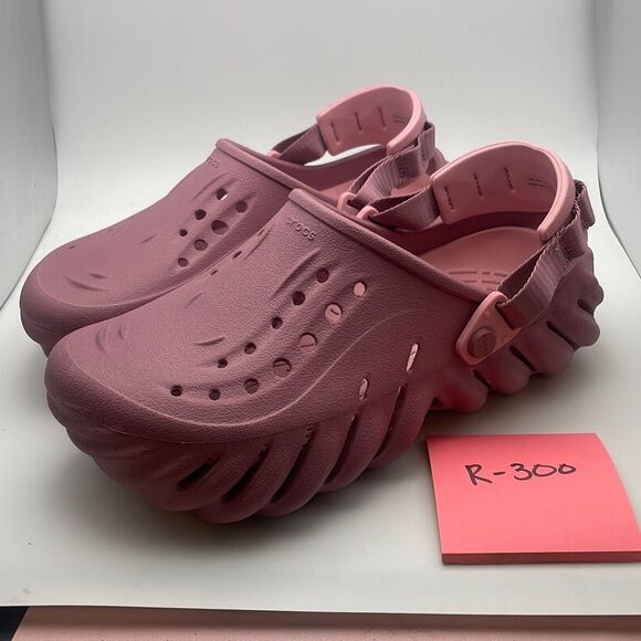 CROCS ECHO CLOG SIZE 7 WOMEN PINK - Picture 3 of 8